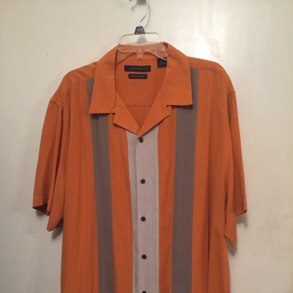 A[X]IST MENS SILK SHORT SLEEVE SHIRT